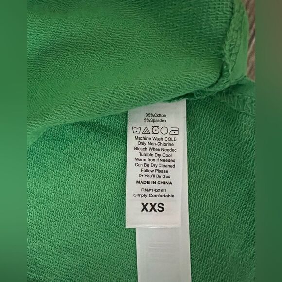 Kelly Green Hannah Sweatshirt - Picture 5 of 7